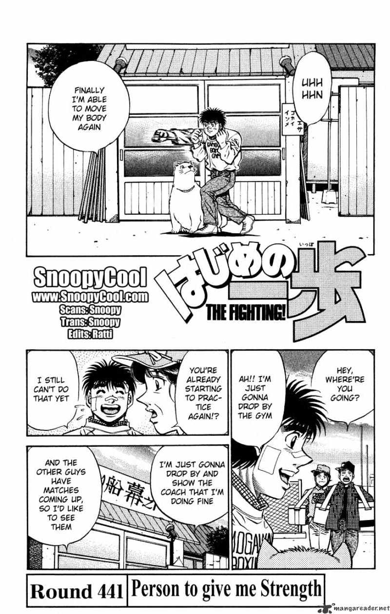 Hajime no Ippo: Fighting Spirit, Chapter 441 image 01